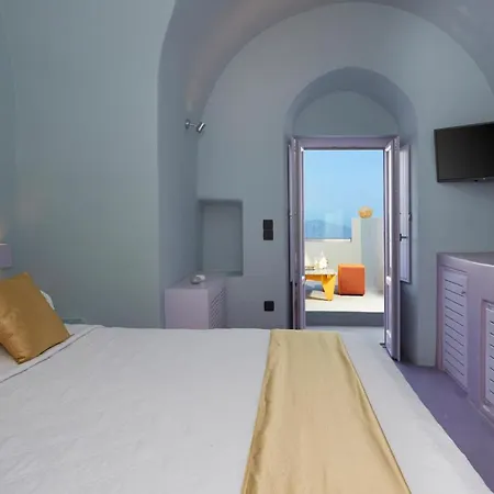 Caldera Beyond Hotel Fira (Santorini)